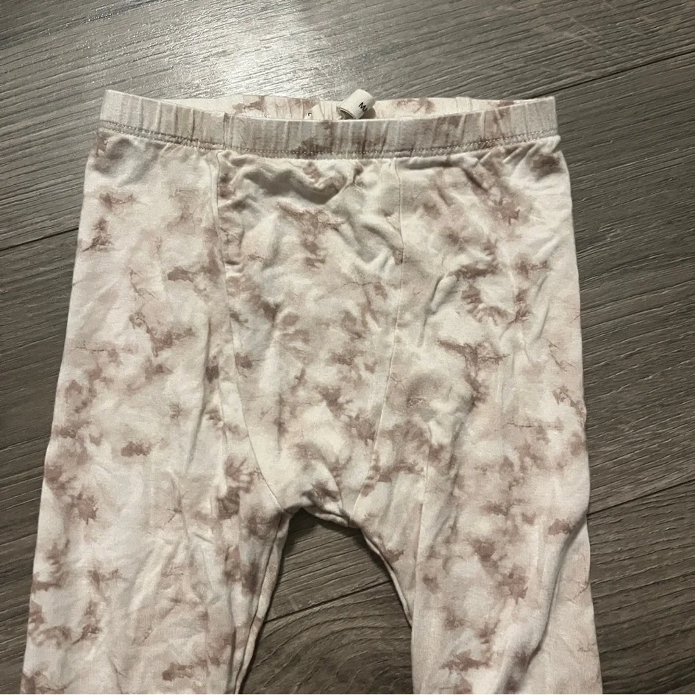 BabySprouts Bamboo Baby Tan Mauve Tie Dye Pants Size 18-24 Months